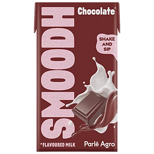 Parle AgroSmoodh Milk Shake Chocolate 80ML Tetra Pack RS 10*40