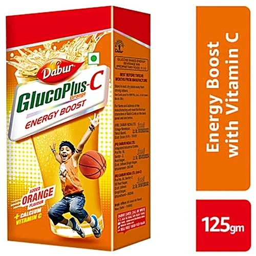 Dabur Glucoplus C Orange Instant Energy 125g