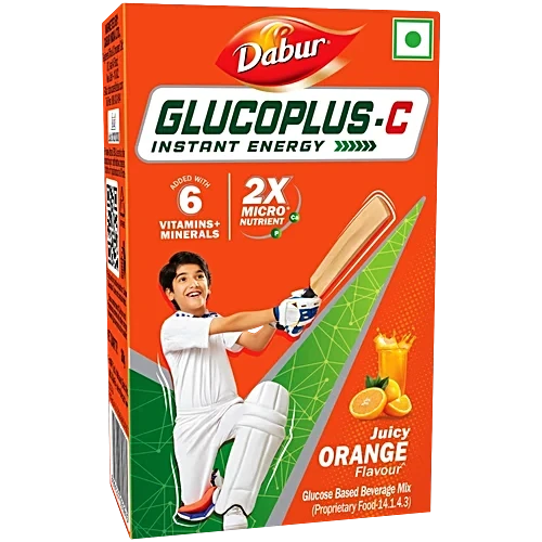 Dabur Glucoplus- C Juicy Orange energy drink 200g